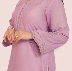 Chic Embroidered Khaddar Shirt (2)