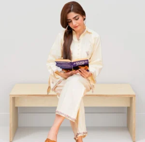 Embroidered Slub Khaddar Co-ord Set